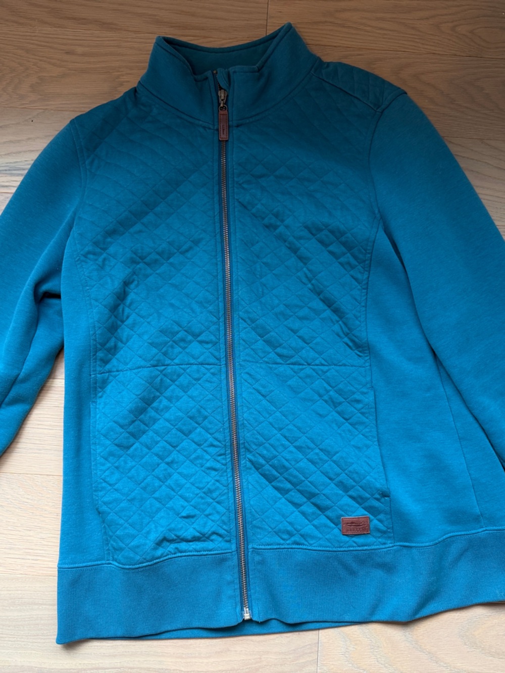 L.L. Bean Teal Full-Zip Sweatshirt